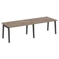 Стол переговорный (2 столешницы), опоры - массив дерева ONIX WOOD