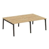 Рабочая станция, опоры - массив дерева глубиной 1635 мм ОНИКС ВУД / ONIX WOOD