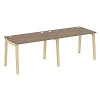 Рабочая станция, опоры - массив дерева глубиной 800 мм ОНИКС ВУД / ONIX WOOD