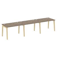 Рабочая станция, опоры - массив дерева глубиной 800 мм ОНИКС ВУД / ONIX WOOD