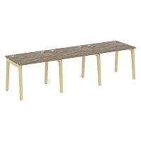 Рабочая станция, опоры - массив дерева глубиной 800 мм ONIX WOOD