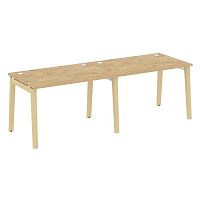 Рабочая станция, опоры - массив дерева глубиной 800 мм ОНИКС ВУД / ONIX WOOD
