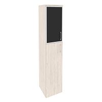 Шкаф со стеклом лакобель black в раме л/пр ONIX O.SU-1.7R/L Black, O.SU-1.7R/R Black