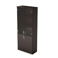Шкаф высокий широкий со стеклом 2Ш.005.3 СТИЛЬ