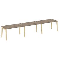 Рабочая станция, опоры - массив дерева глубиной 800 мм ONIX WOOD