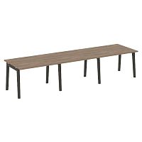 Стол переговорный (3 столешницы), опоры - массив дерева ONIX WOOD