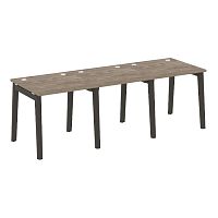 Рабочая станция, опоры - массив дерева глубиной 800 мм ONIX WOOD