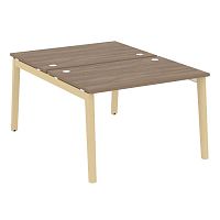Рабочая станция, опоры - массив дерева глубиной 1635 мм ОНИКС ВУД / ONIX WOOD