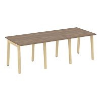 Стол переговорный (3 столешницы), опоры - массив дерева ONIX WOOD