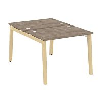 Рабочая станция, опоры - массив дерева глубиной 1475 мм ONIX WOOD