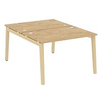 Рабочая станция, опоры - массив дерева глубиной 1635 мм ОНИКС ВУД / ONIX WOOD