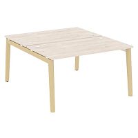 Рабочая станция, опоры - массив дерева глубиной 1635 мм ONIX WOOD