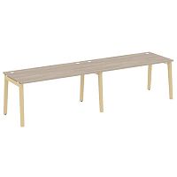 Рабочая станция, опоры - массив дерева глубиной 800 мм ONIX WOOD