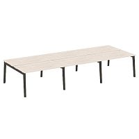 Рабочая станция, опоры - массив дерева глубиной 1635 мм ONIX WOOD
