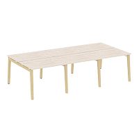 Рабочая станция, опоры - массив дерева глубиной 1475 мм ONIX WOOD
