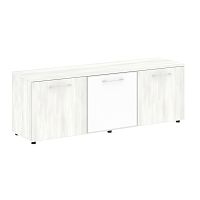 Тумба модульная со стеклом в раме LT-TS 3.4 White ЯЛТА / YALTA