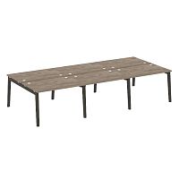 Рабочая станция, опоры - массив дерева глубиной 1635 мм ОНИКС ВУД / ONIX WOOD