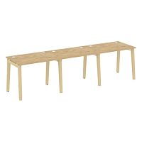 Рабочая станция, опоры - массив дерева глубиной 720 мм ONIX WOOD