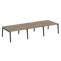 Рабочая станция, опоры - массив дерева глубиной 1475 мм ONIX WOOD