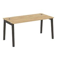 Стол руководителя, опоры - массив дерева ОНИКС ДИРЕКТ / ONIX DIRECT WOOD