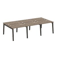 Рабочая станция, опоры - массив дерева глубиной 1475 мм ONIX WOOD