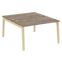 Рабочая станция, опоры - массив дерева глубиной 1635 мм ONIX WOOD