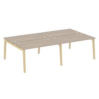 Рабочая станция, опоры - массив дерева глубиной 1635 мм ONIX WOOD