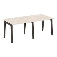 Стол переговорный (2 столешницы), опоры - массив дерева ONIX WOOD