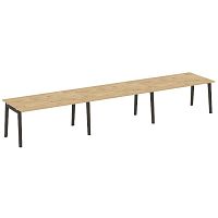 Стол переговорный (3 столешницы), опоры - массив дерева ONIX WOOD