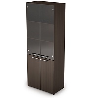 Шкаф высокий со стеклом TAIM-MAX 4Ш.005.3
