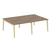 Рабочая станция, опоры - массив дерева глубиной 1635 мм ОНИКС ВУД / ONIX WOOD