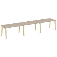 Рабочая станция, опоры - массив дерева глубиной 800 мм ONIX WOOD