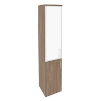 Шкаф со стеклом лакобель white в раме л/пр ОНИКС O.SU-1.2R/L White, O.SU-1.2R/R White
