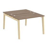 Рабочая станция, опоры - массив дерева глубиной 1475 мм ОНИКС ВУД / ONIX WOOD