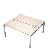Сдвоенная бенч-система на П образном металлокаркасе глубиной 1235 мм АВАНС / AVANCE