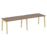 Рабочая станция, опоры - массив дерева глубиной 800 мм ONIX WOOD