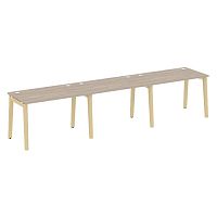Рабочая станция, опоры - массив дерева глубиной 720 мм ОНИКС ВУД / ONIX WOOD