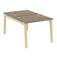 Рабочая станция, опоры - массив дерева глубиной 1635 мм ONIX WOOD