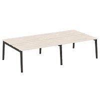 Рабочая станция, опоры - массив дерева глубиной 1635 мм ONIX WOOD