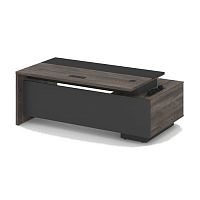 Дюкс Стол с малой опорной тумбой с электрификацией DX.SRT.EM-220