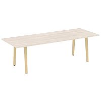 Стол переговорный, опоры - массив дерева ОНИКС ДИРЕКТ / ONIX DIRECT WOOD OW.PRG-25