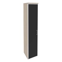 Шкаф со стеклом лакобель black в раме л/пр ОНИКС O.SU-1.10R/L Black, O.SU-1.10R/R Black