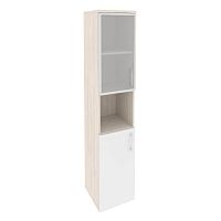 Шкаф высокий узкий со стеклом в раме л/пр ONIX O.SU-1.4R/L, O.SU-1.4R/R