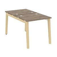 Рабочая станция, опоры - массив дерева глубиной 1475 мм ONIX WOOD