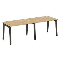 Рабочая станция, опоры - массив дерева глубиной 800 мм ОНИКС ВУД / ONIX WOOD