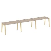 Рабочая станция, опоры - массив дерева глубиной 720 мм ONIX WOOD
