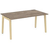 Стол переговорный (1 столешница), опоры - массив дерева ONIX WOOD