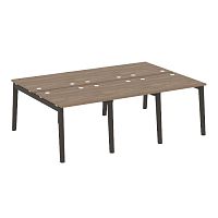 Рабочая станция, опоры - массив дерева глубиной 1635 мм ONIX WOOD