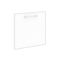 Дверь стеклянная в рамке Lacobel LT-S4R Л/Пр White YALTA