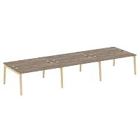Рабочая станция, опоры - массив дерева глубиной 1475 мм ONIX WOOD